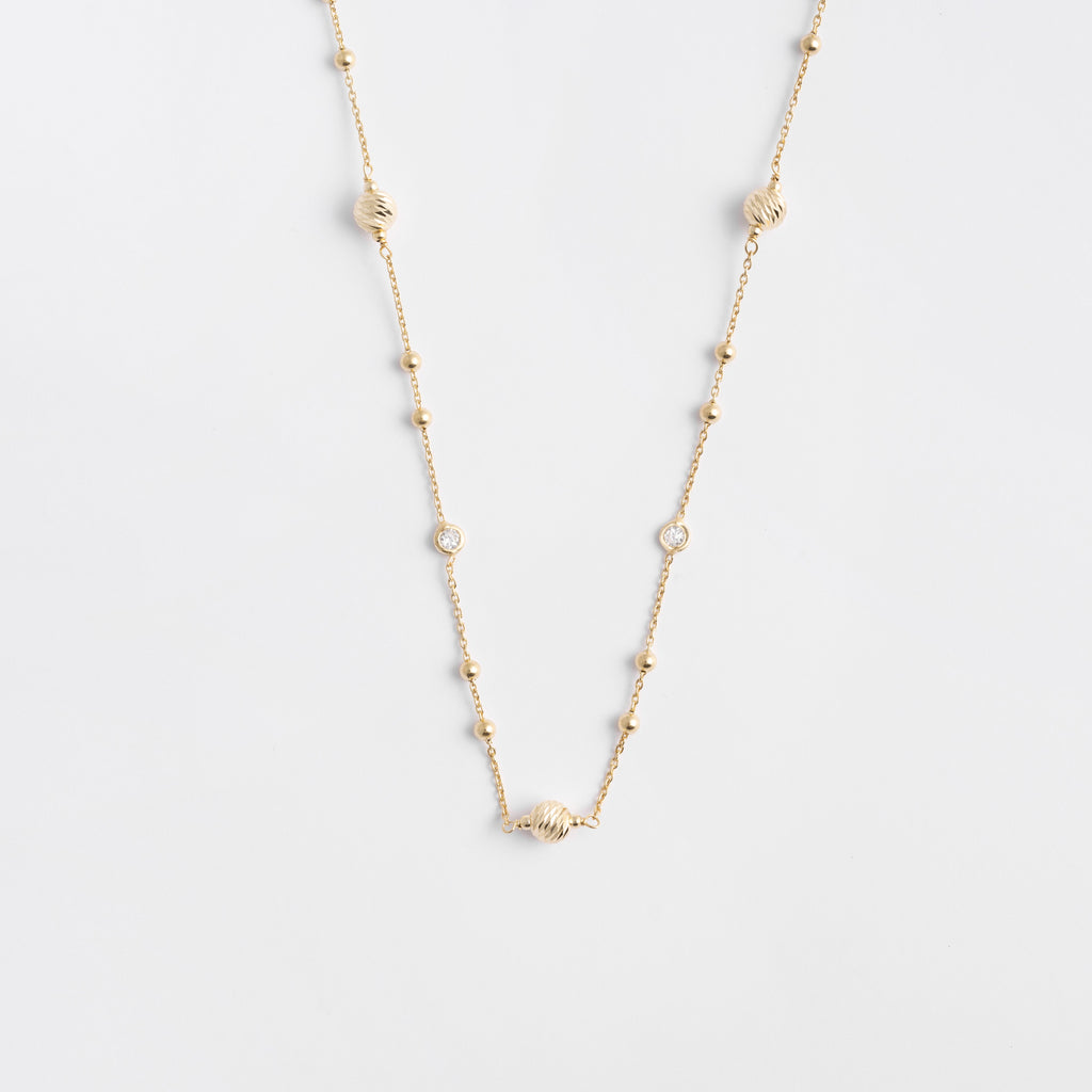 Classic Diamond Cut Necklace