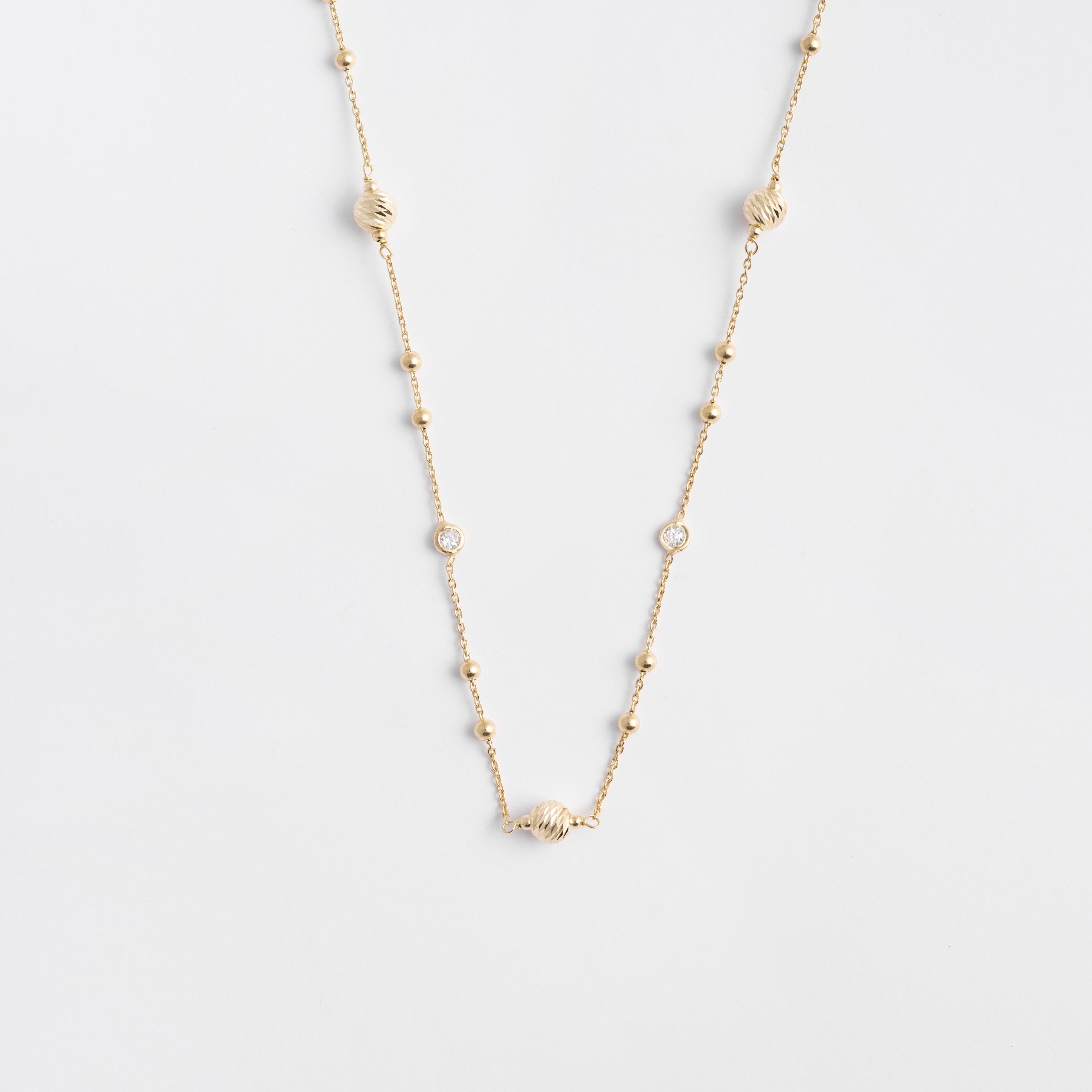 Classic Diamond Cut Necklace