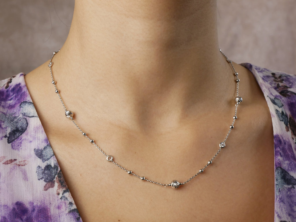 Classic Diamond Cut Necklace