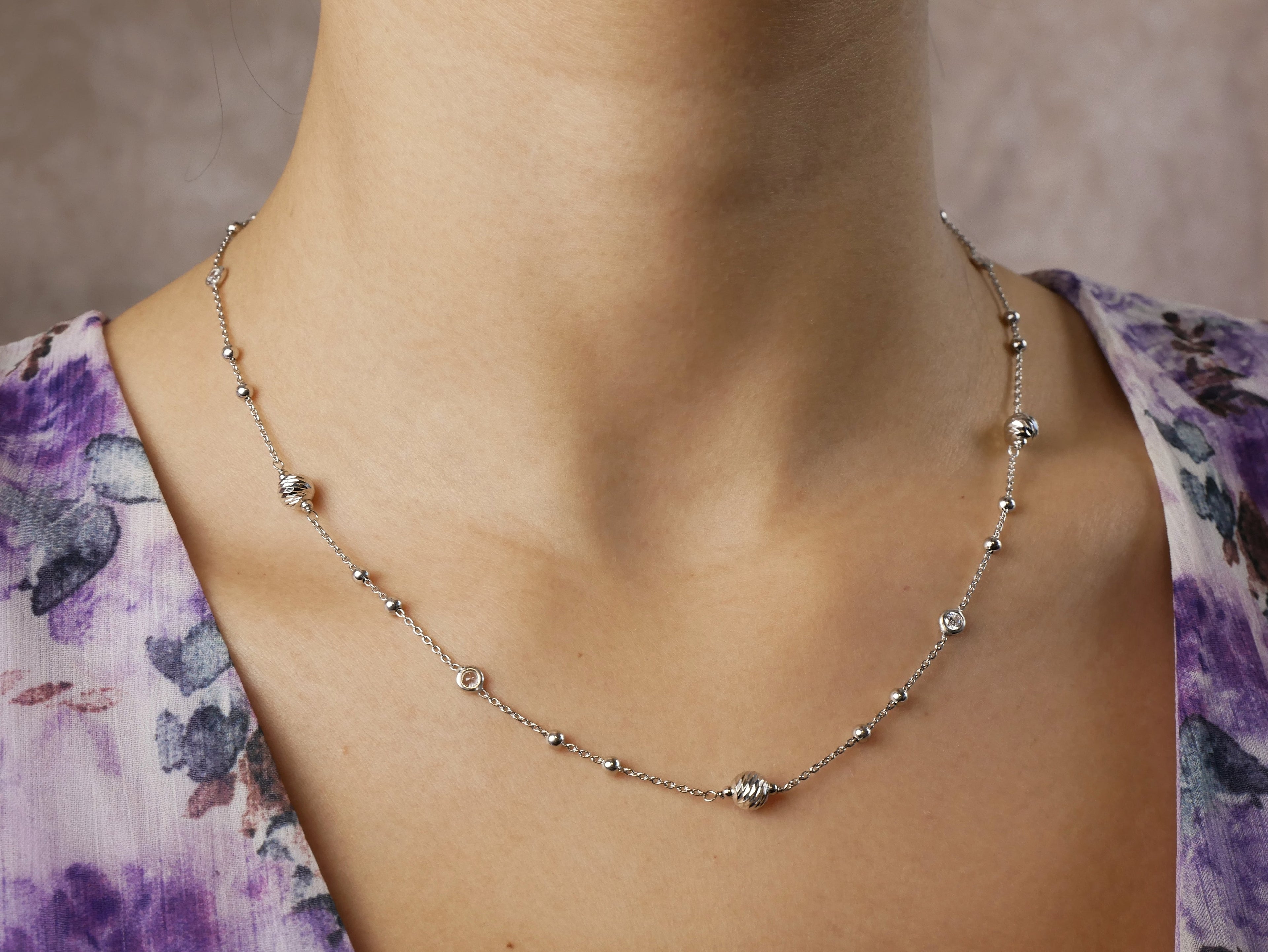 Classic Diamond Cut Necklace