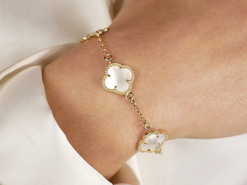 Clover | Bracelet with Mother of Pearl