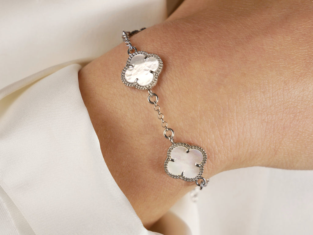 Clover | Bracelet with Mother of Pearl