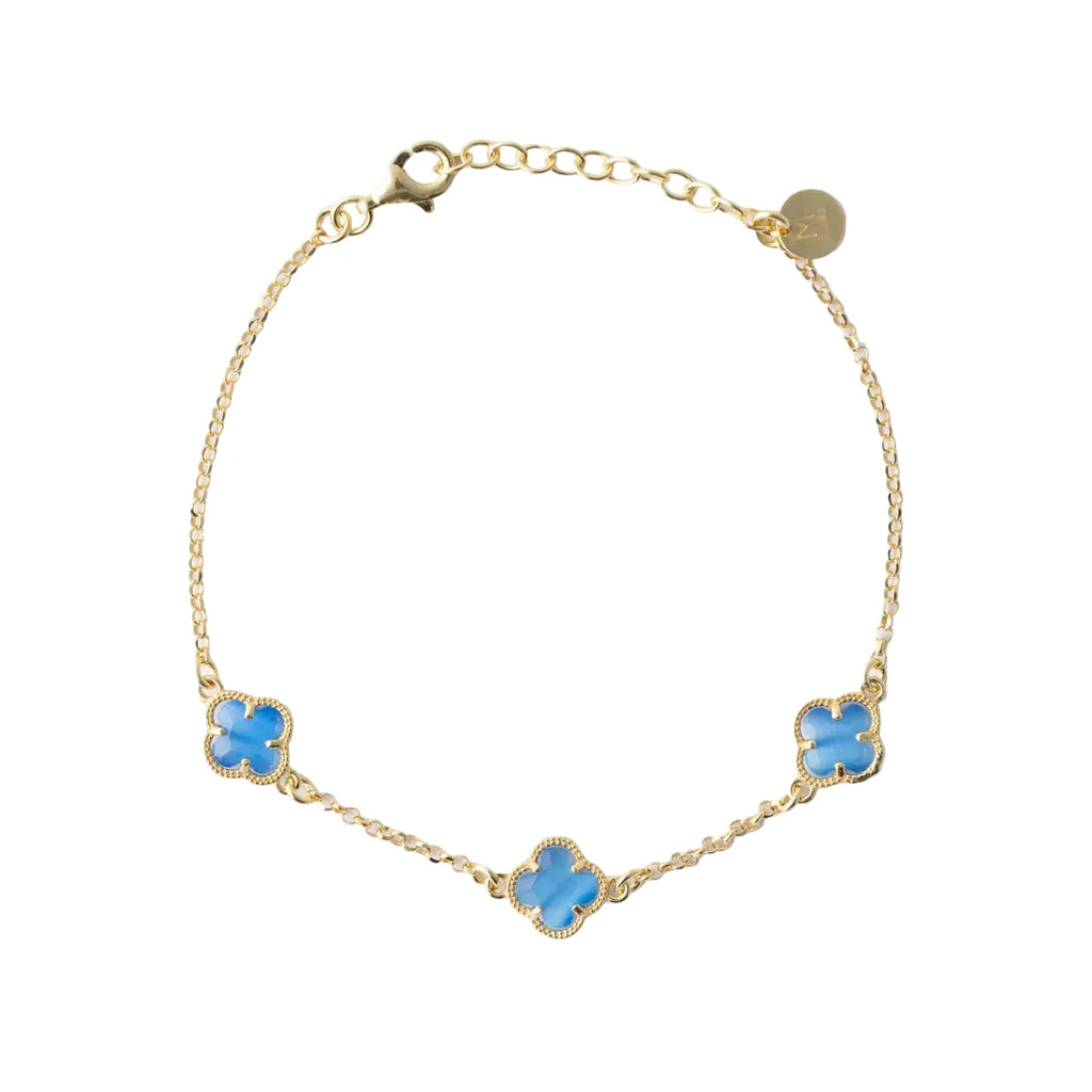 CLOVER | BRACELET WITH BLUE QUARTZ