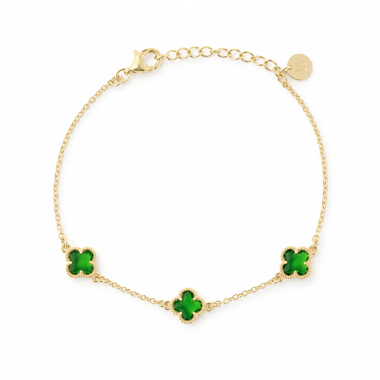 CLOVER | BRACELET WITH EMERALD QUARTZ