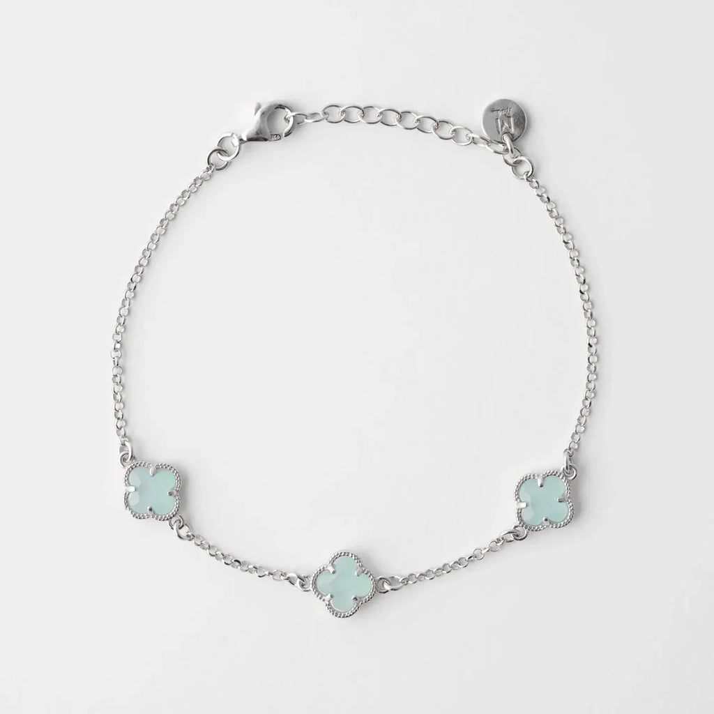 CLOVER | BRACELET WITH GREEN QUARTZ