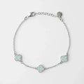 CLOVER | BRACELET WITH GREEN QUARTZ
