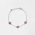 CLOVER | BRACELET WITH RED QUARTZ