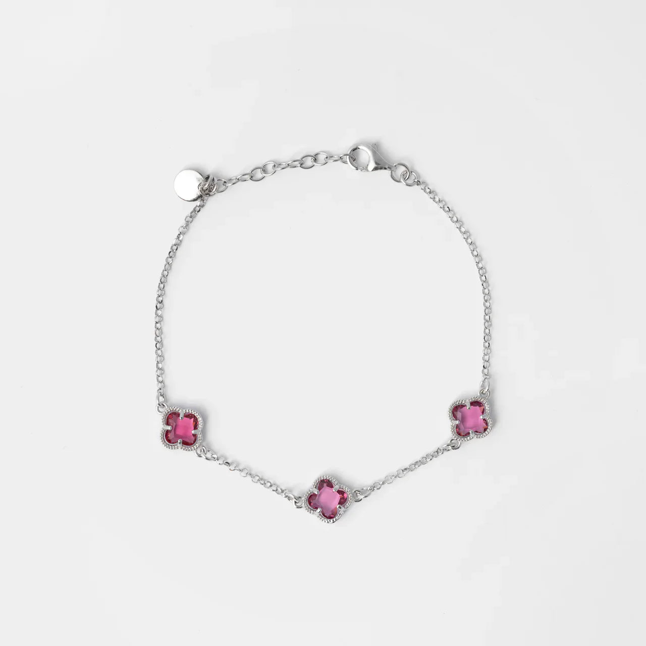 CLOVER | BRACELET WITH RED QUARTZ