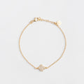 Diamond bracelet clover