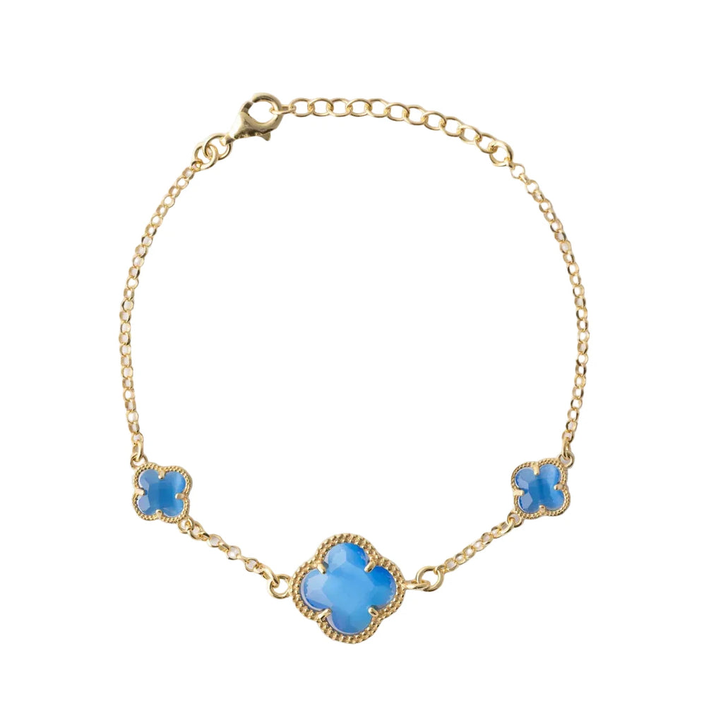 CLOVER | BRACELET WITH BLUE QUARTZ
