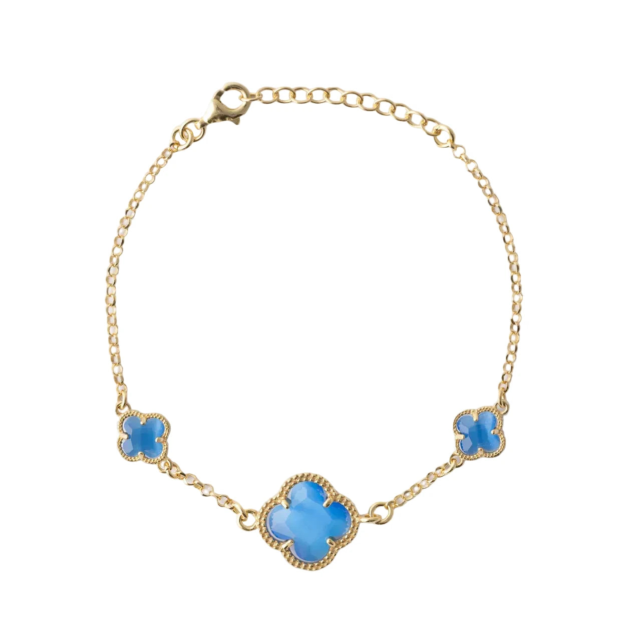 CLOVER | BRACELET WITH BLUE QUARTZ