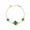 CLOVER | BRACELET WITH EMERALD QUARTZ