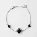 CLOVER | BRACELET WITH BLACK QUARTZ