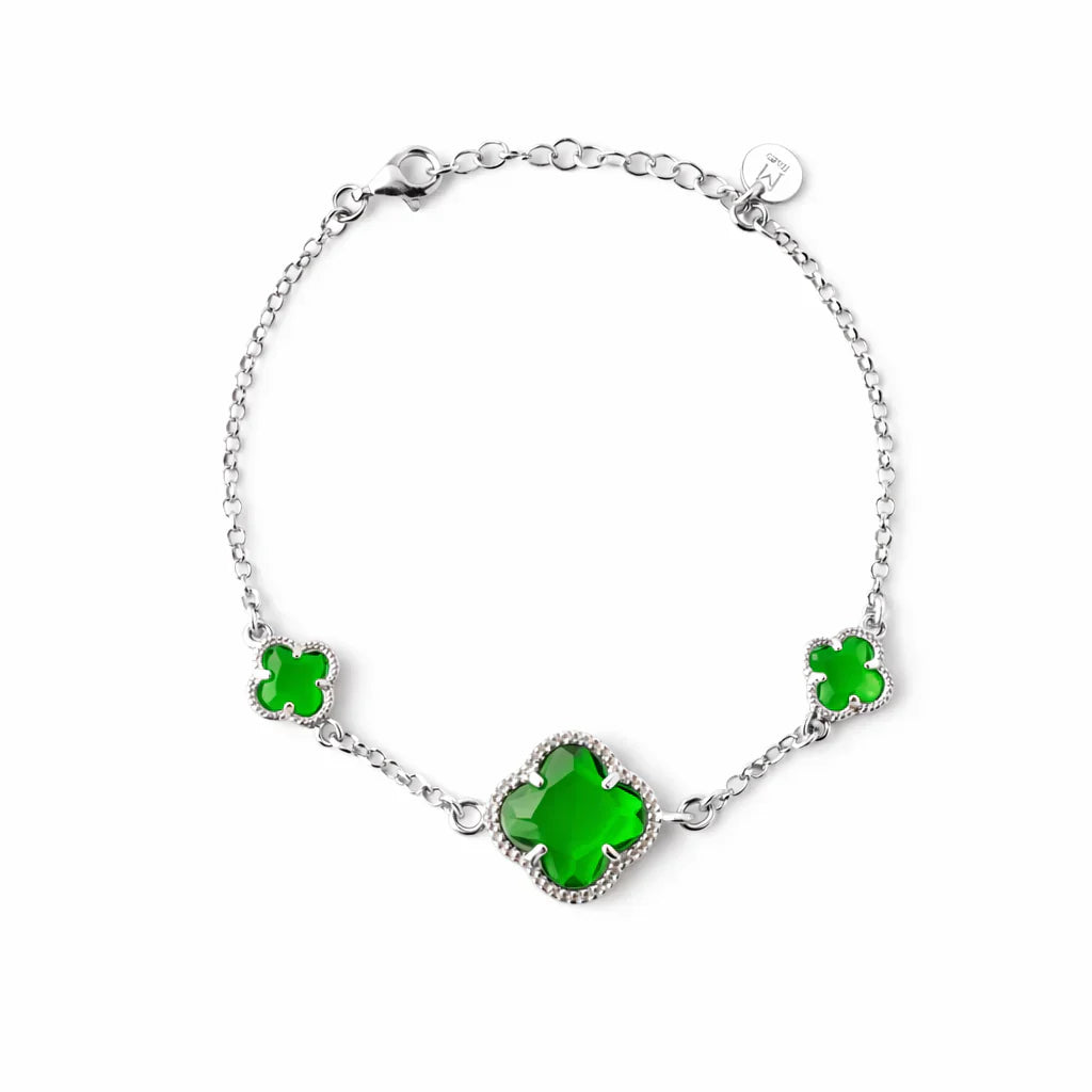 CLOVER | BRACELET WITH EMERALD QUARTZ