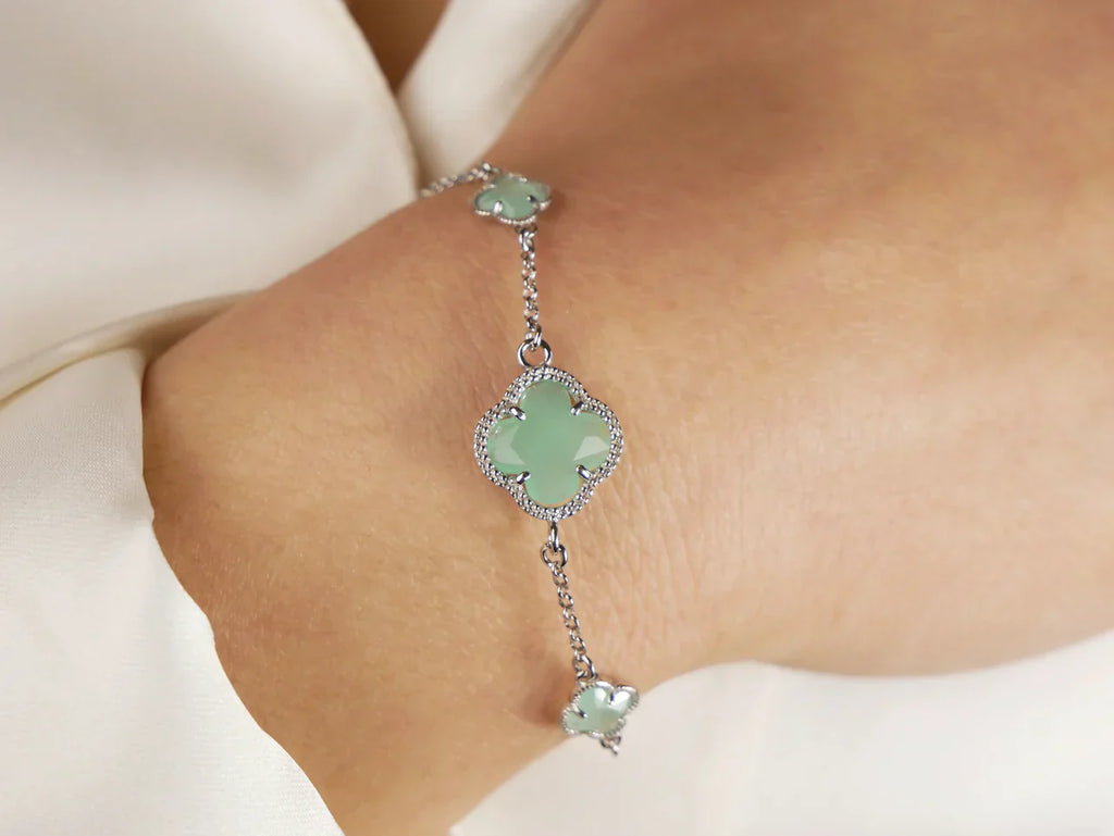 CLOVER | BRACELET WITH TIFFANY QUARTZ