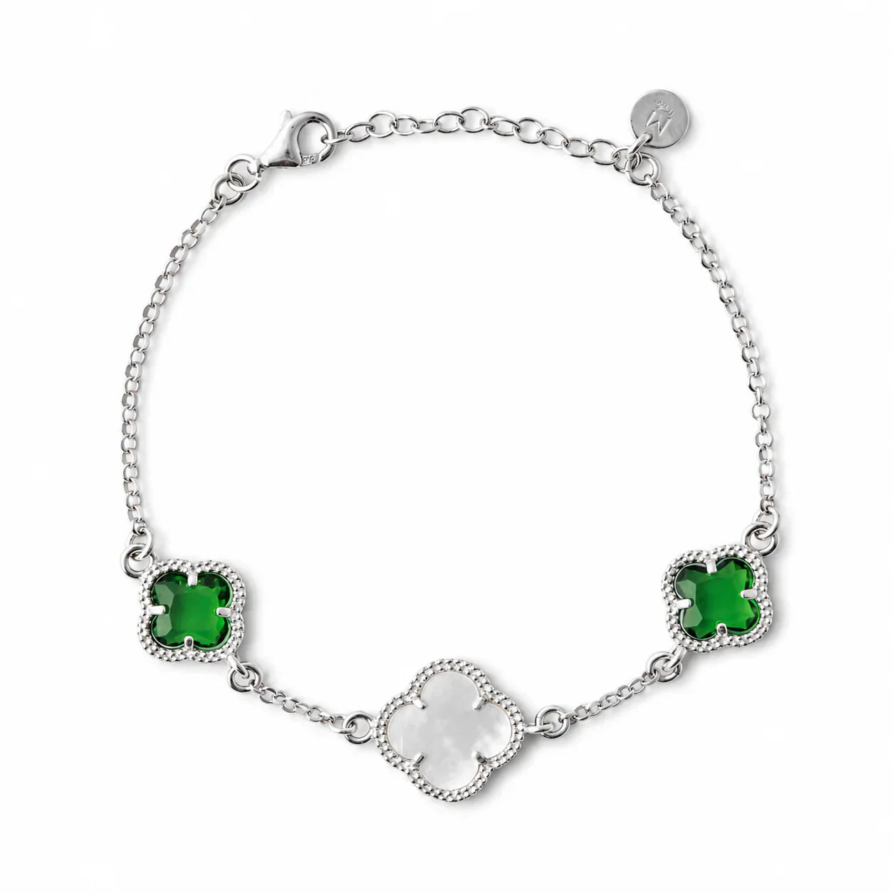 CLOVER | BRACELET WITH EMERALD QUARTZ