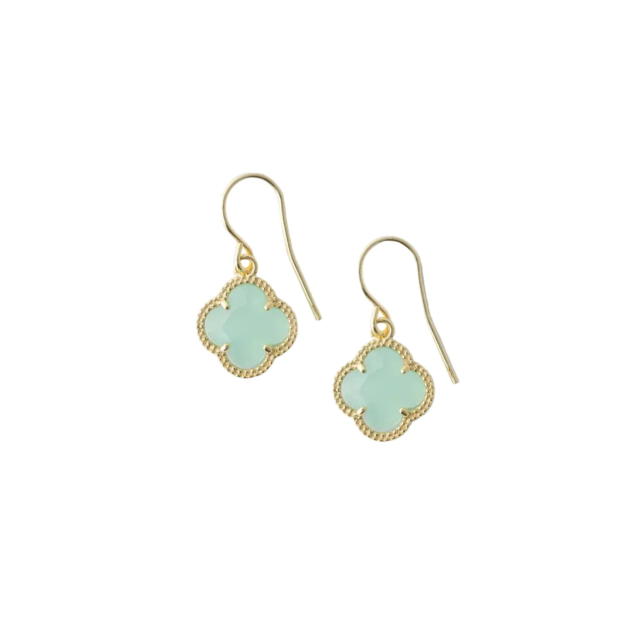 CLOVER | EARRINGS WITH GREEN QUARTZ
