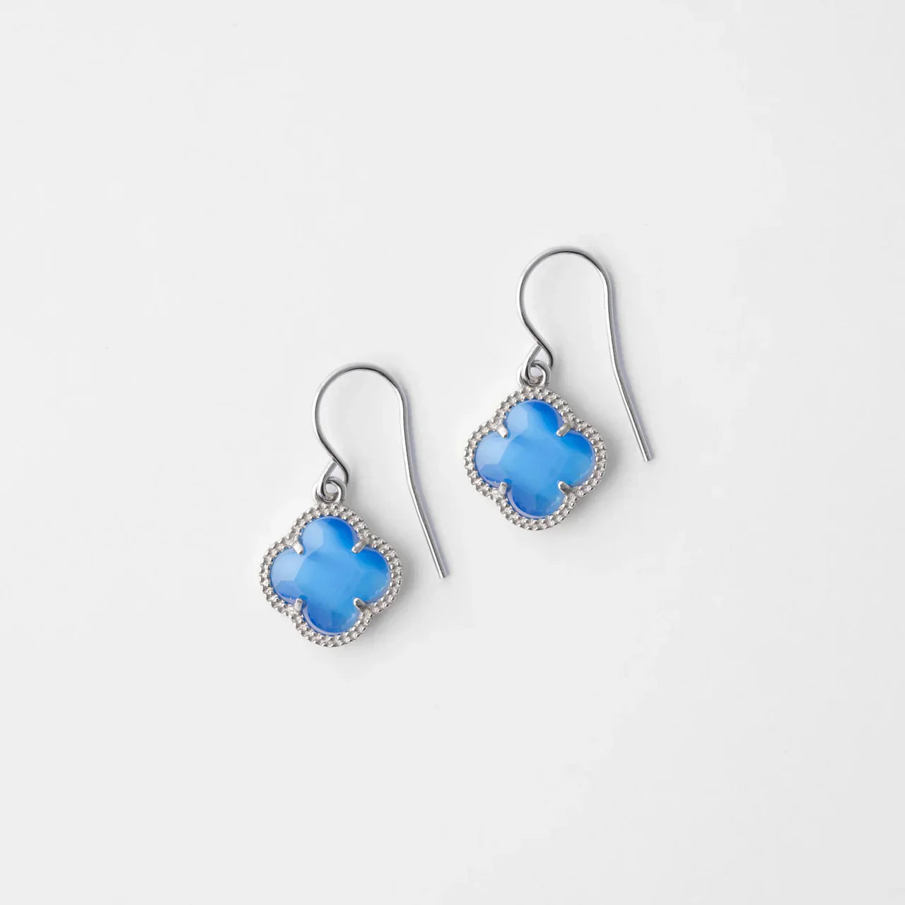 CLOVER | EARRINGS WITH BLUE QUARTZ