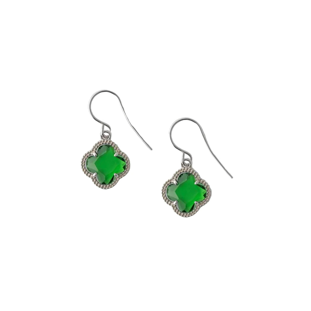 CLOVER | EARRINGS WITH EMERALD QUARTZ