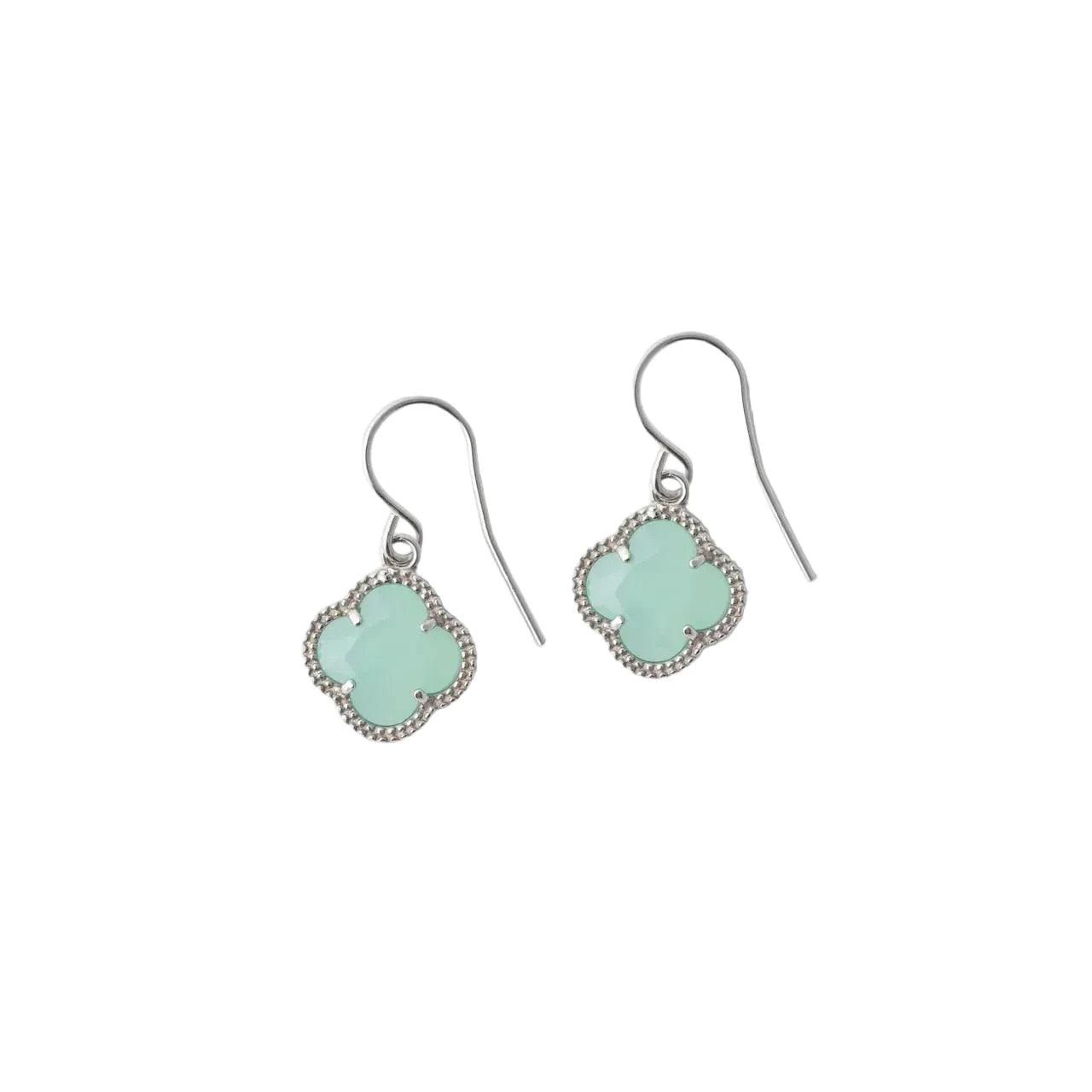 CLOVER | EARRINGS WITH GREEN QUARTZ