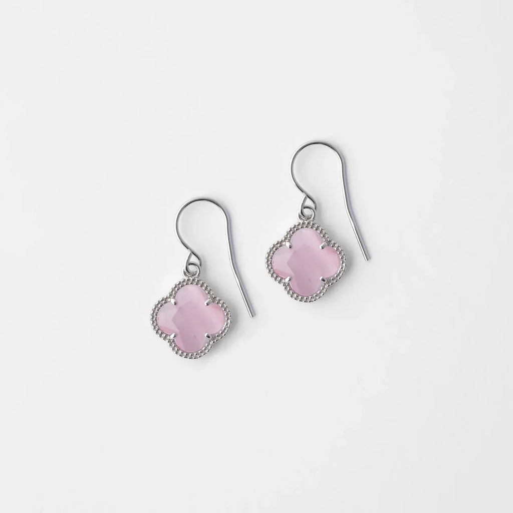 CLOVER | EARRINGS WITH BLACK QUARTZ