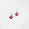 CLOVER | EARRINGS WITH RED QUARTZ