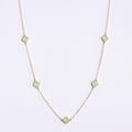 CLOVER | NECKLACE WITH GREEN QUARTZ