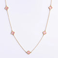 CLOVER | NECKLACE WITH EMERALD QUARTZ