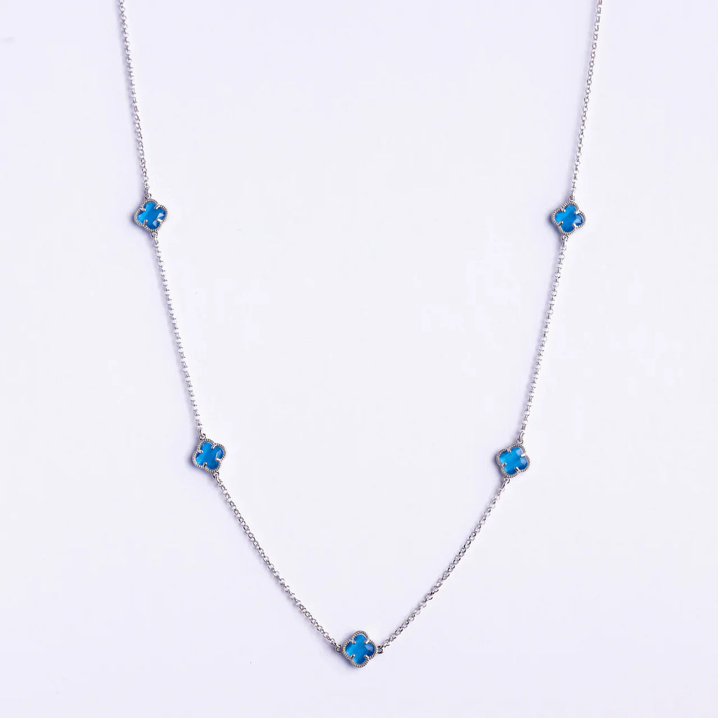 CLOVER | NECKLACE WITH GREEN QUARTZ