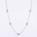 CLOVER | NECKLACE WITH BLACK QUARTZ