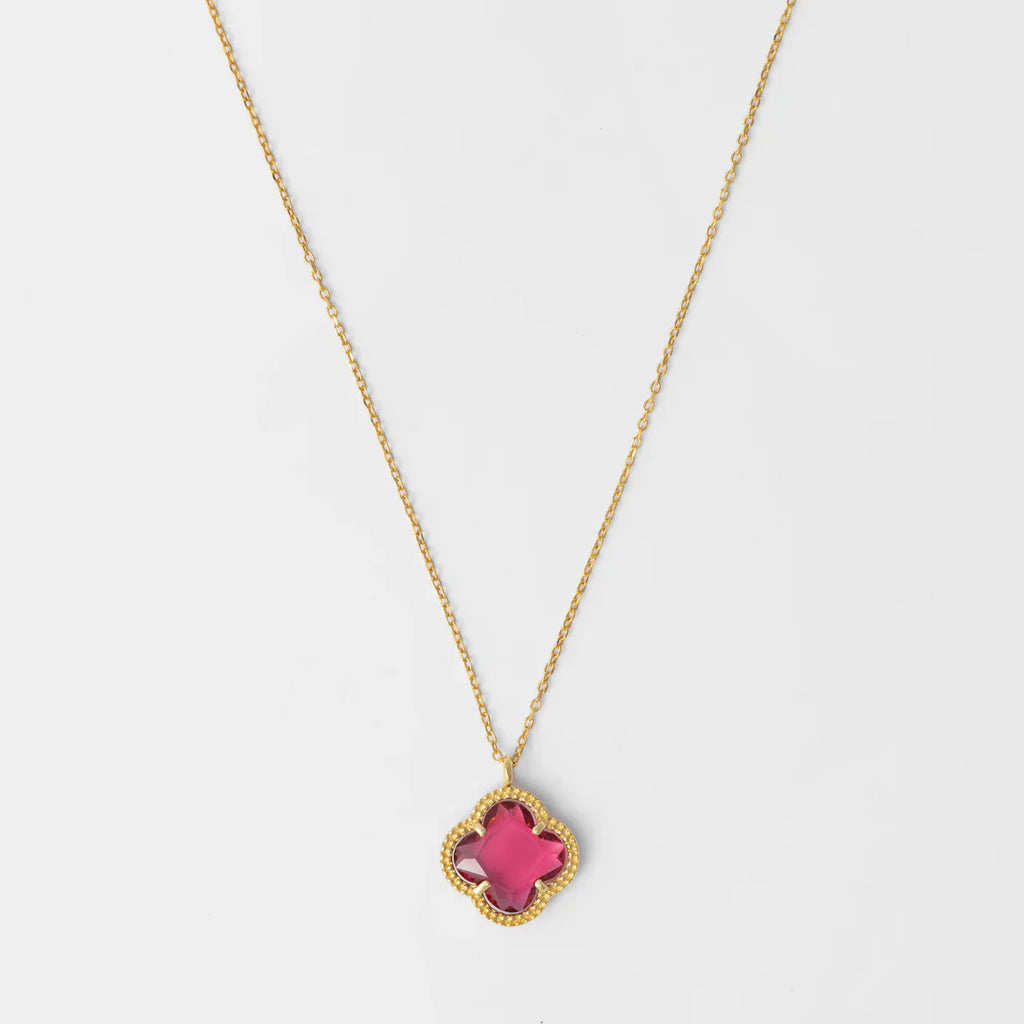 CLOVER | NECKLACE WITH BLUE QUARTZ