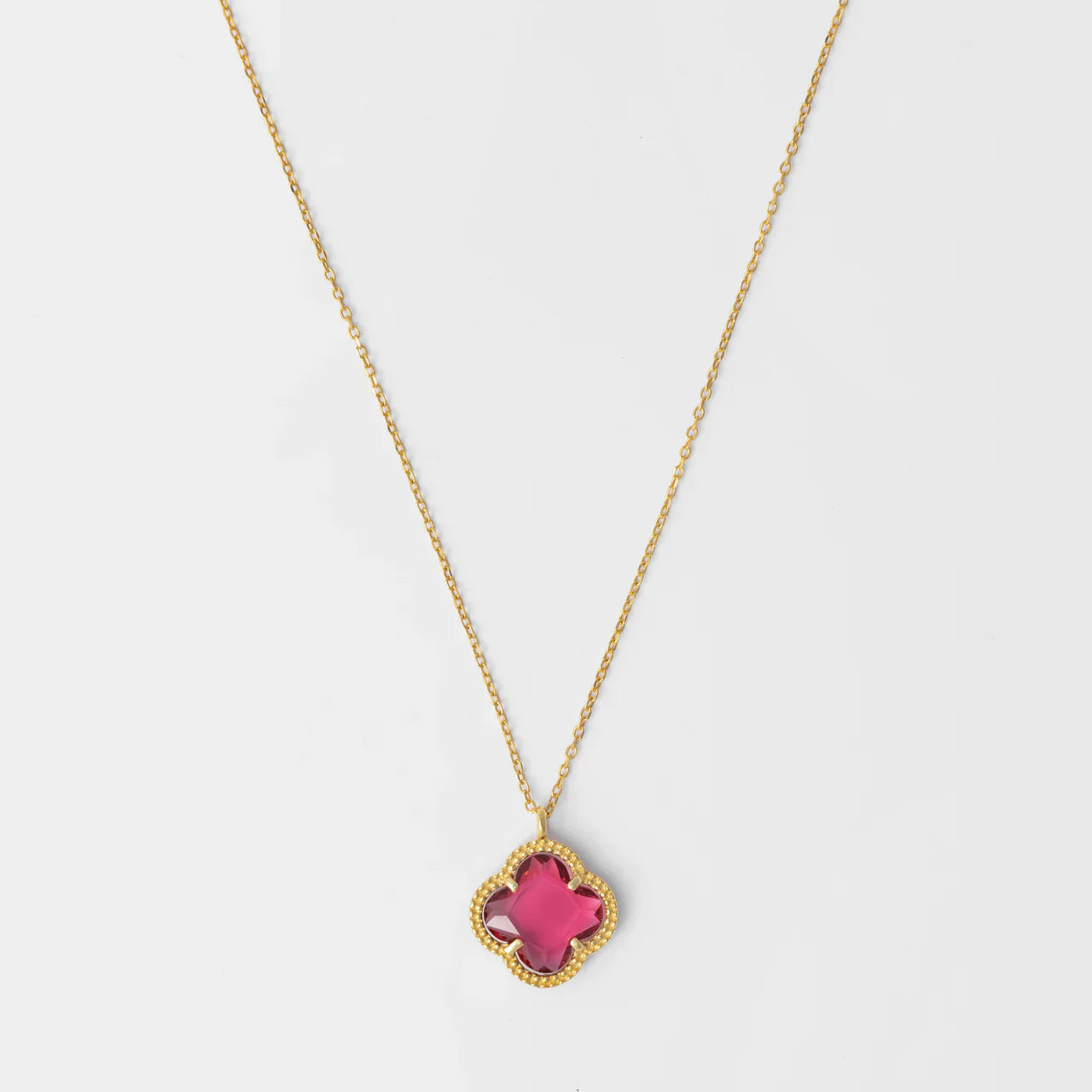 CLOVER | NECKLACE WITH BLUE QUARTZ