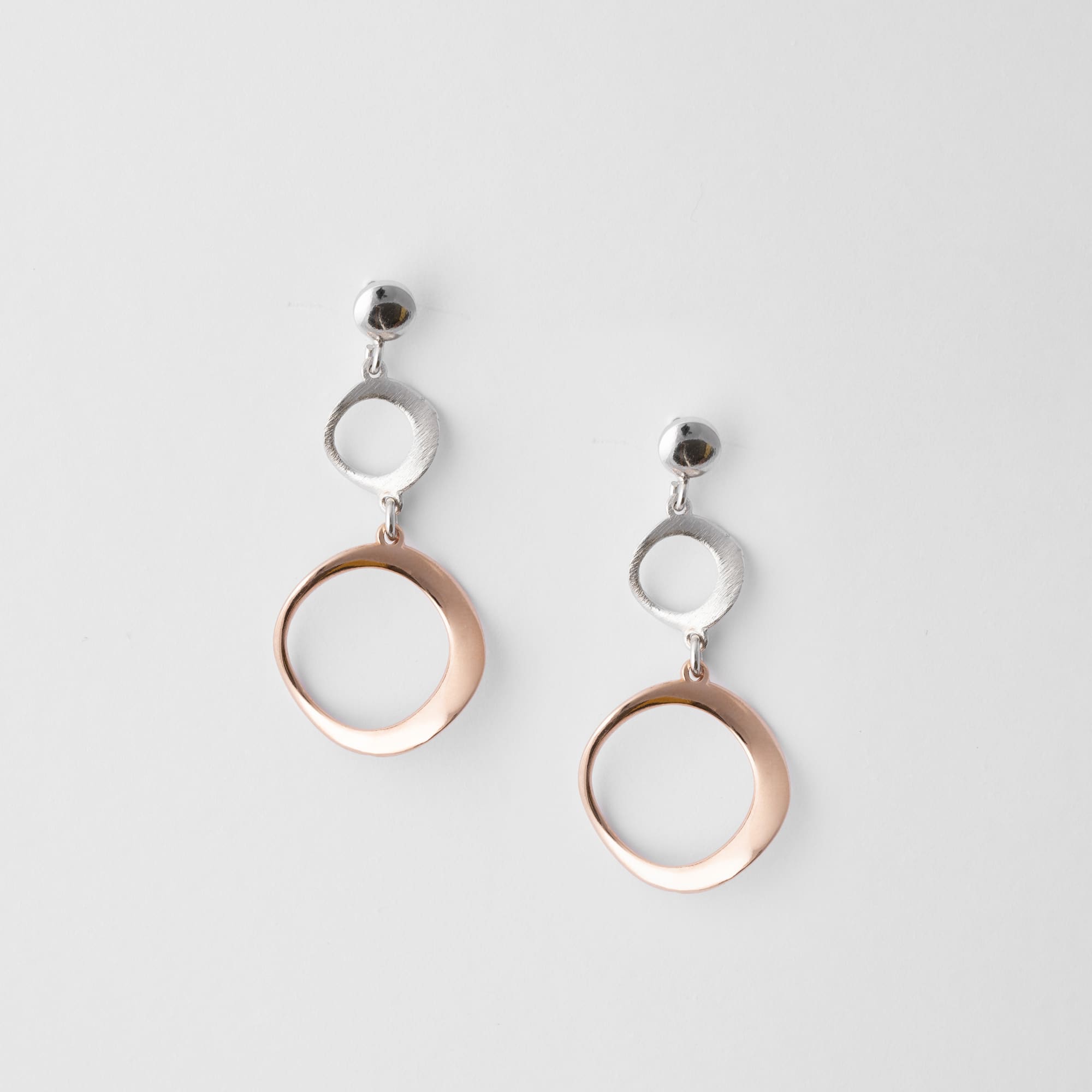 Ocean Wave | Oval Wave Earrings