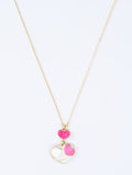 قلادة مع قلادة على شكل قلب