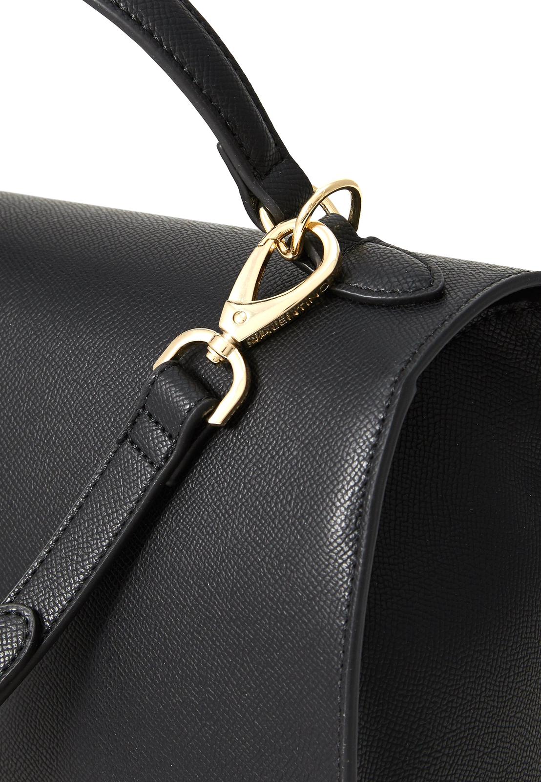 VALENTINO FAE RE FLAP OVER PEBBLED SATCHEL