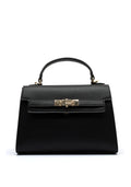 FAE RE FLAP OVER PEBBLED SATCHEL