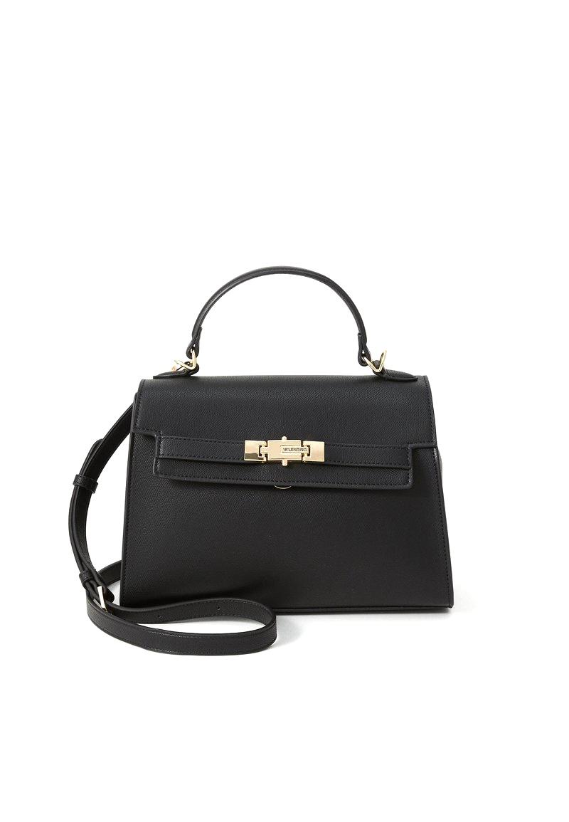 VALENTINO FAE RE FLAP OVER PEBBLED SATCHEL