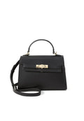 VALENTINO FAE RE FLAP OVER PEBBLED SATCHEL