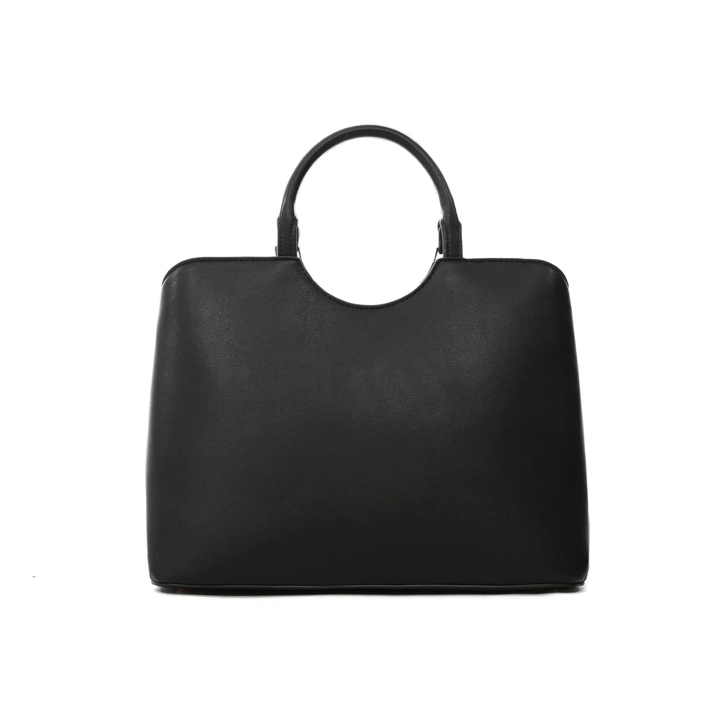 BLACK WENDY MEDIUM SATCHEL