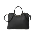 BLACK WENDY MEDIUM SATCHEL