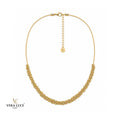 Vera Luce Hand Made in Italy 925 Sterling Silver Beaded Necklace