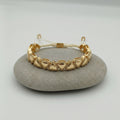 GEOMETRIC HEART DRAWSTRING BRACELET