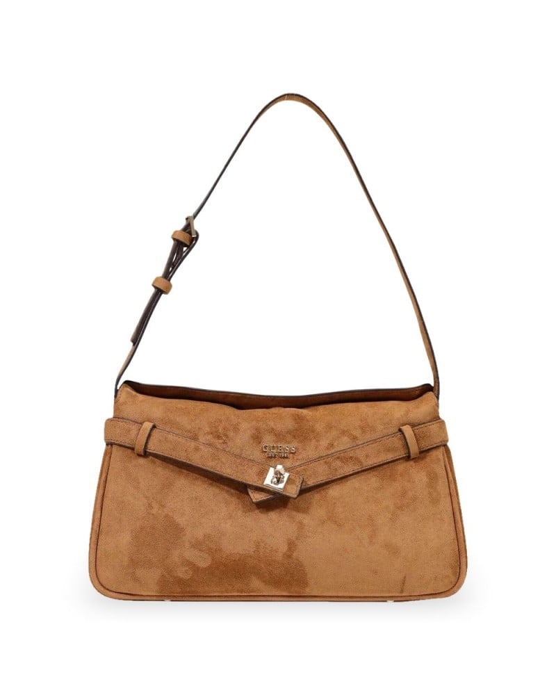 GUESS Crossbody Bag Ella Cognac - Crossbody Bags in Kuwait | حقيبة كروس بودي إيلا (Ella) بلون بني كونياك - Saya