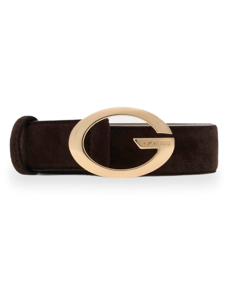 GUESS Belt Allegra H30 Women Espresso M - Belts in Kuwait | حزام نسائي أليجرا (Allegra H30) بني إسبريسو - مقاس M - Saya