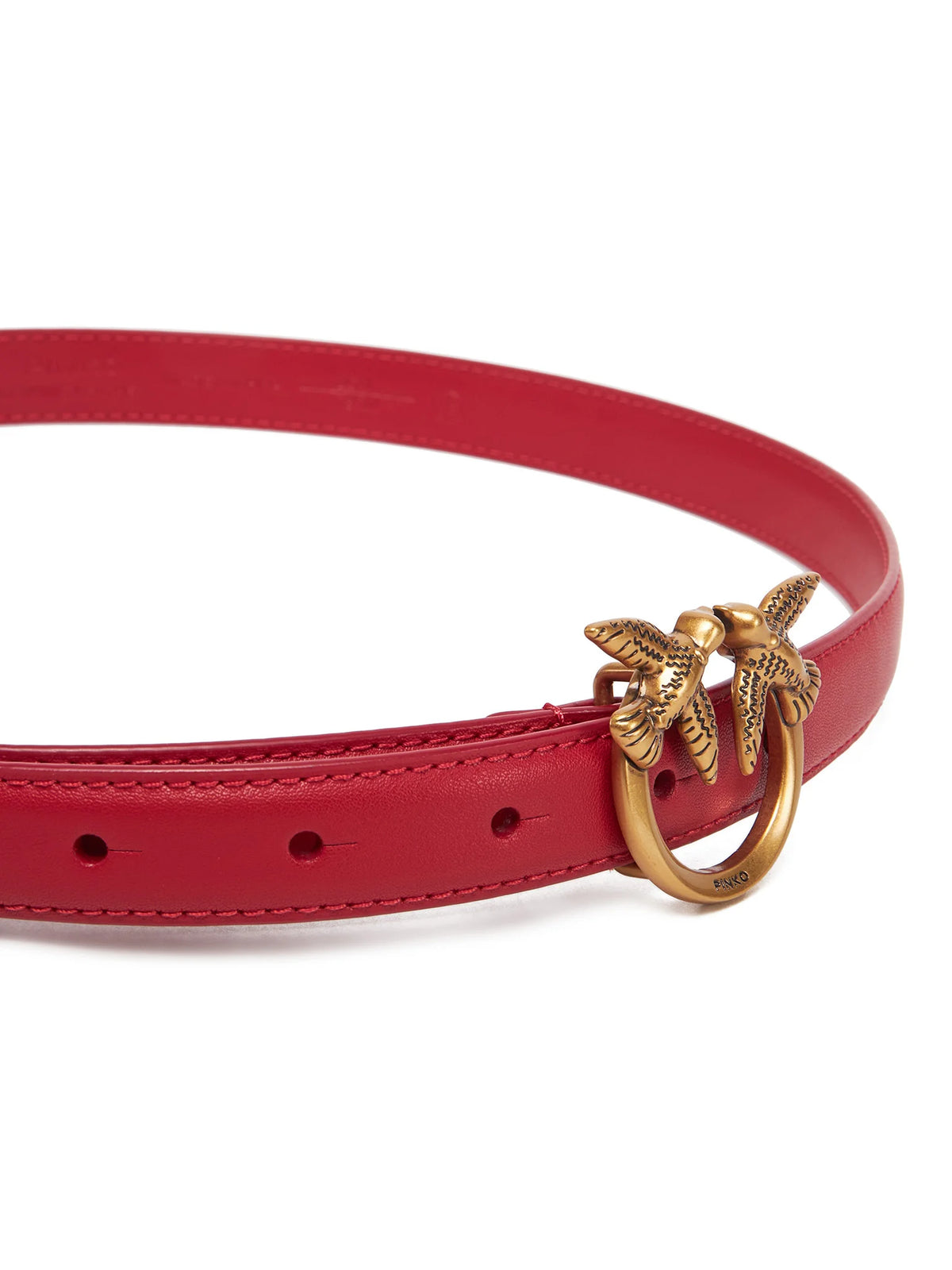 PINKO - Belt Love Berry H2 Ruby Red M